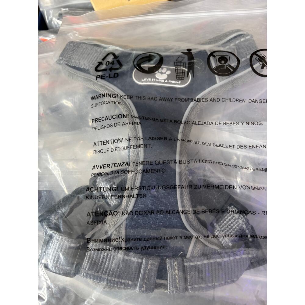 Small Dog harness - blue